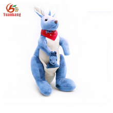 Baby Gift Stuffed Toy Blue Plush Kangaroo